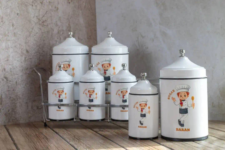 پاسماوری 7 پارچه با طرح پسر سر آشپز