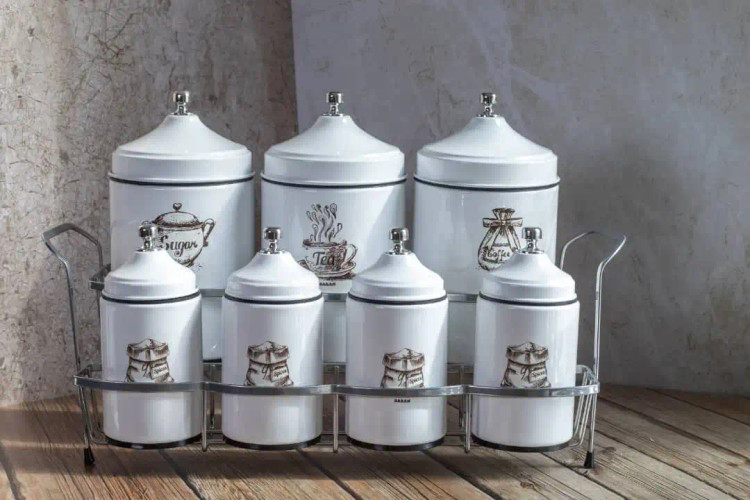 پاسماوری 7 پارچه با طرح وینتیج کلاسیک